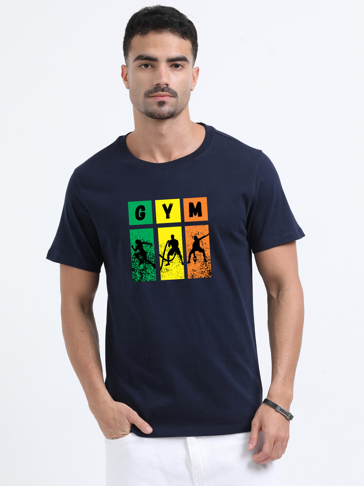 GYM printed Red short sleeve Regular T-shirt