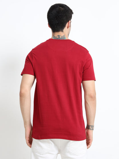 Break the rules Red printed short sleeve Regular T-shirt