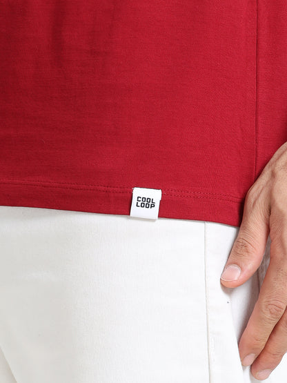 Break the rules Red printed short sleeve Regular T-shirt