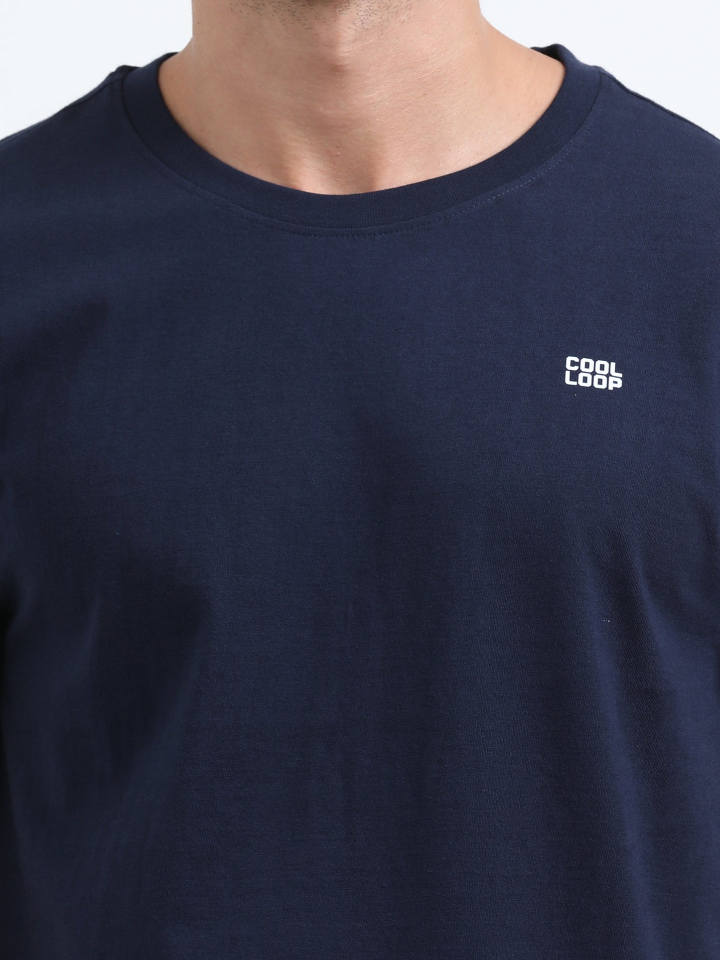 Navy short sleeve Solid regular fit T-shirt