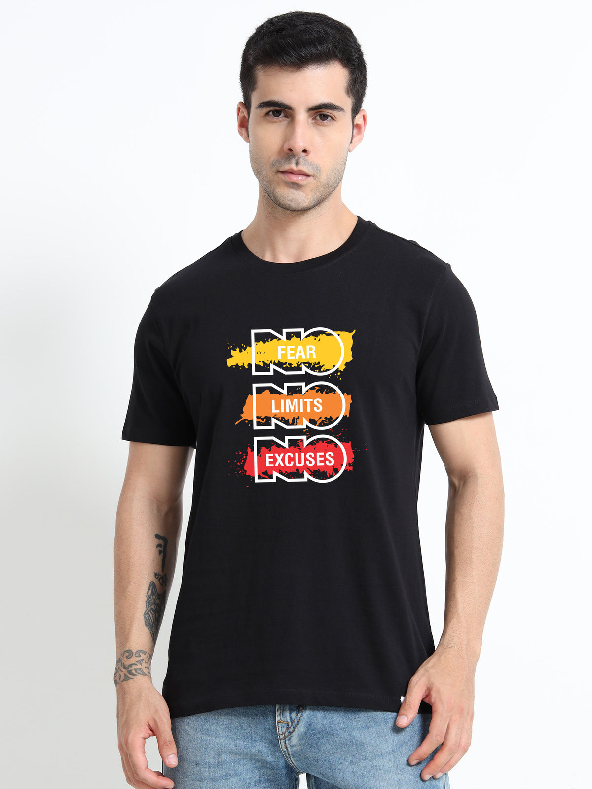 NO NO NO printed Red short sleeve Regular T-shirt