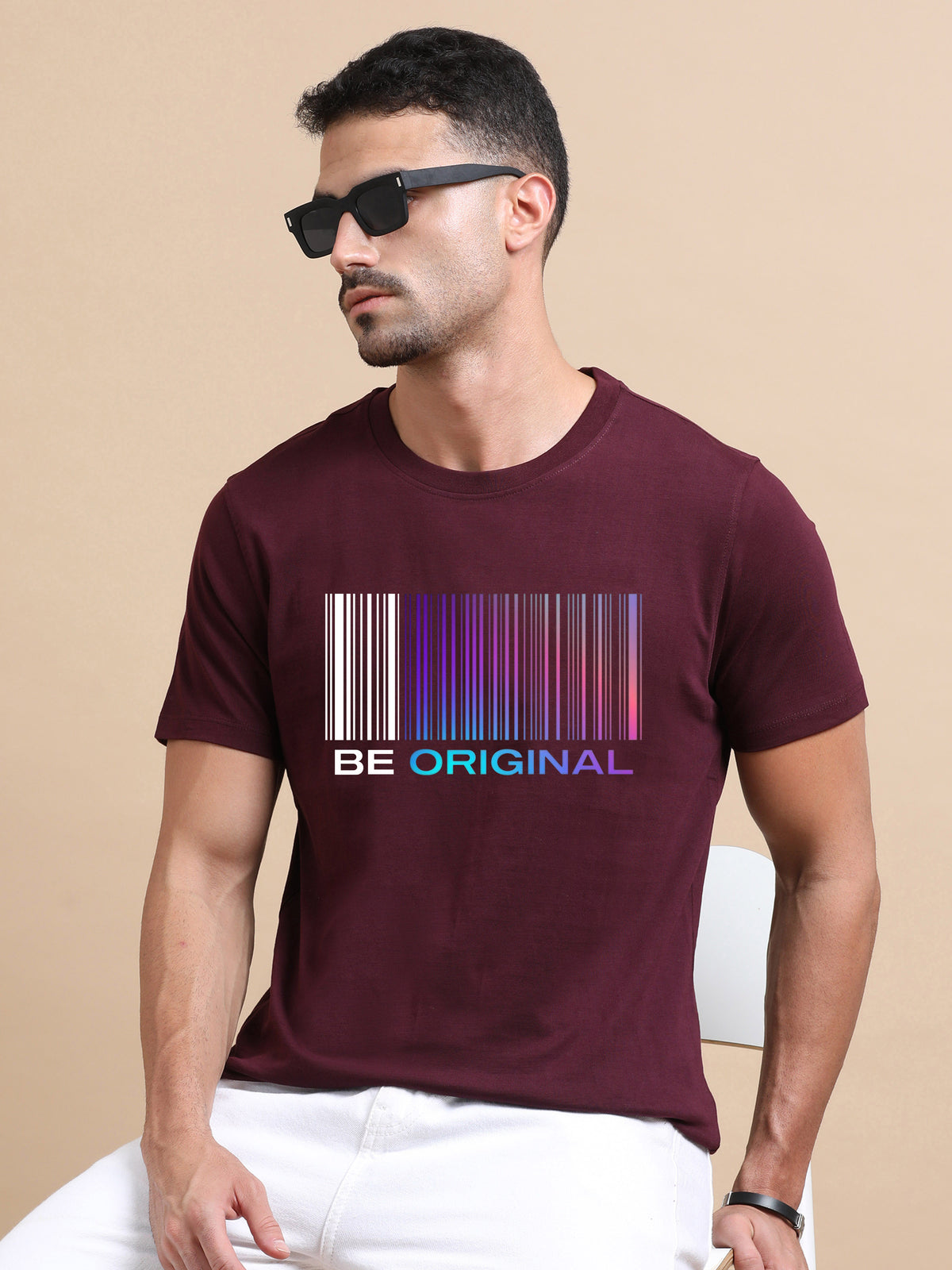 Be Original printed Red short sleeve Regular T-shirt