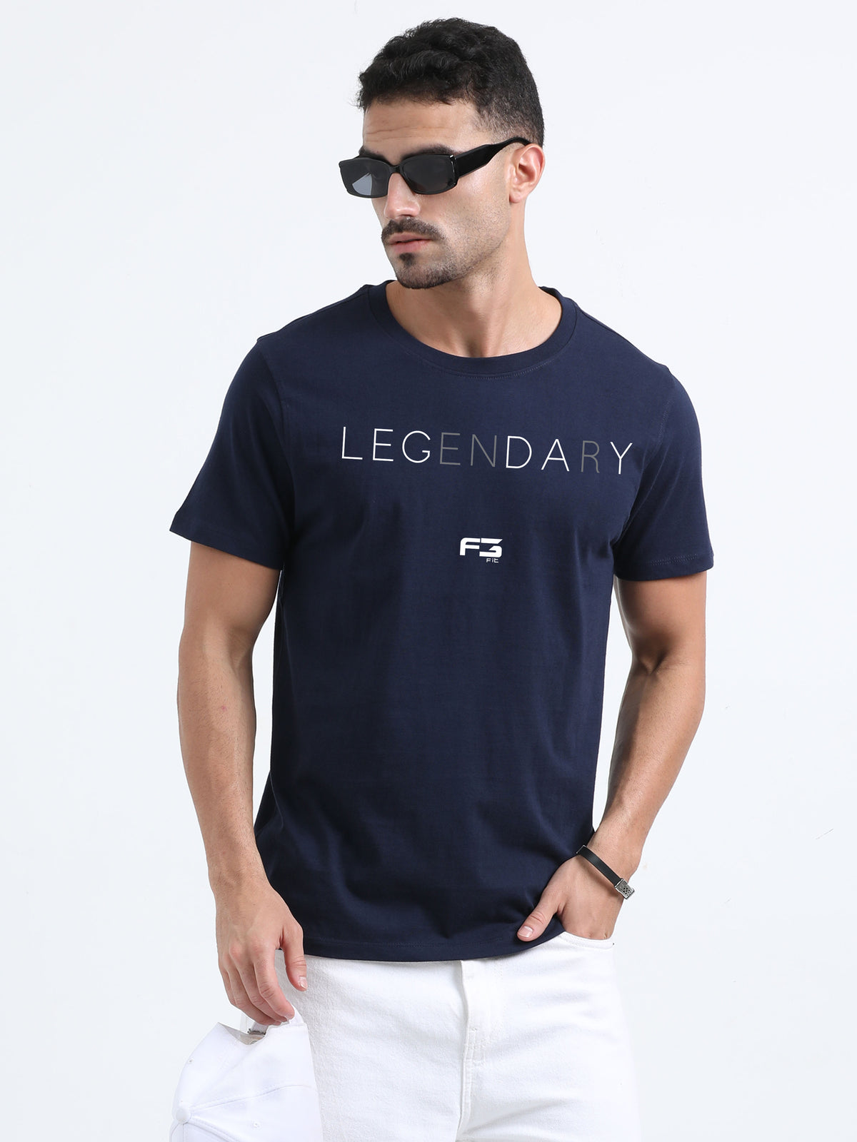 Legendary F3 printed Red short sleeve Regular T-shirt