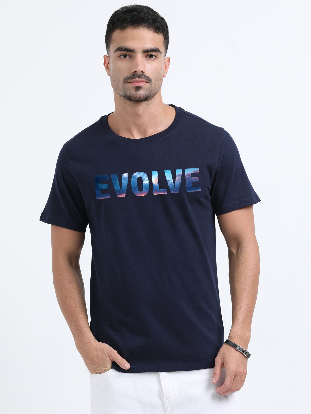Evolve printed Red short sleeve Regular T-shirt
