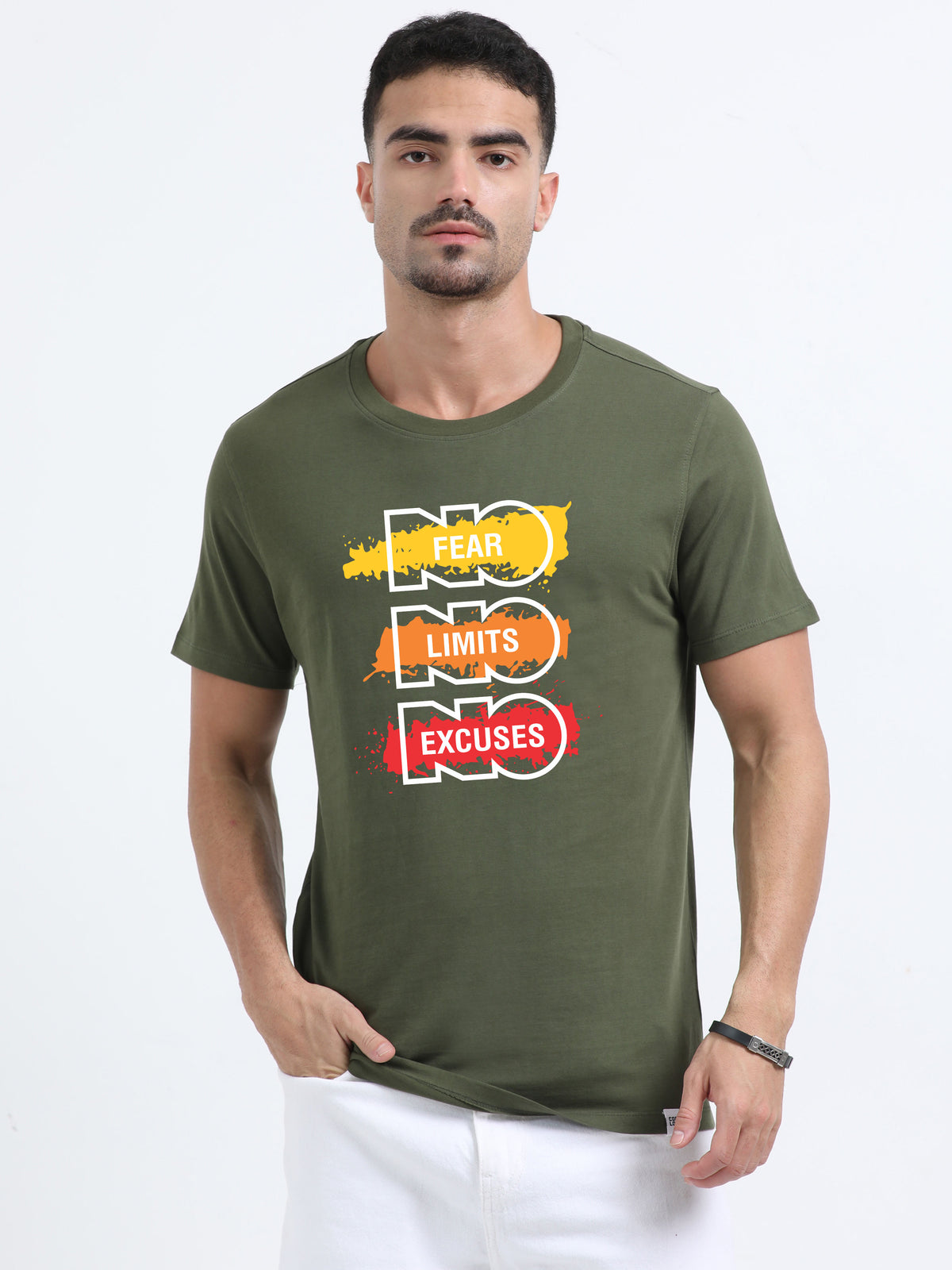 NO NO NO printed Red short sleeve Regular T-shirt