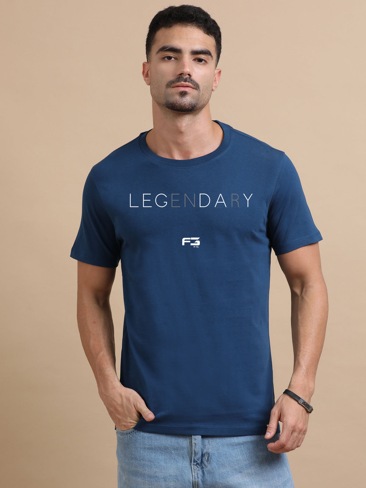 Legendary F3 printed Red short sleeve Regular T-shirt