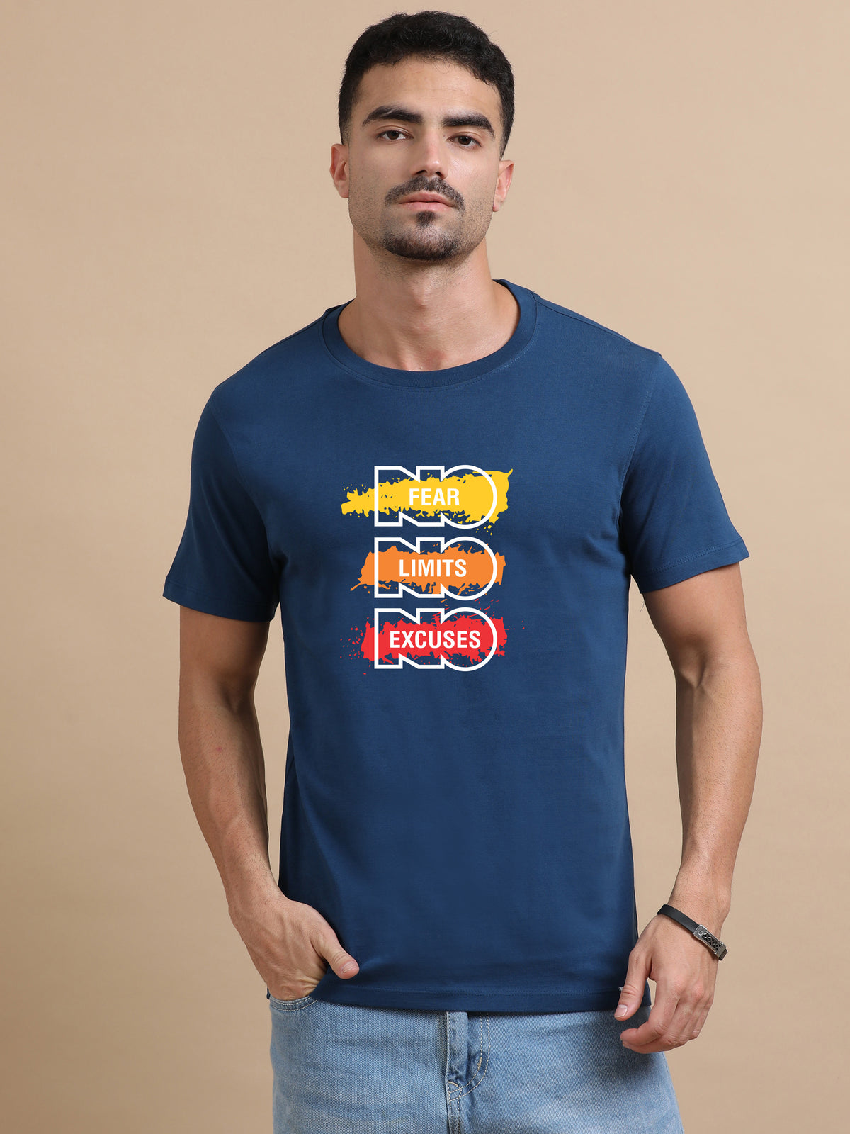 NO NO NO printed Red short sleeve Regular T-shirt